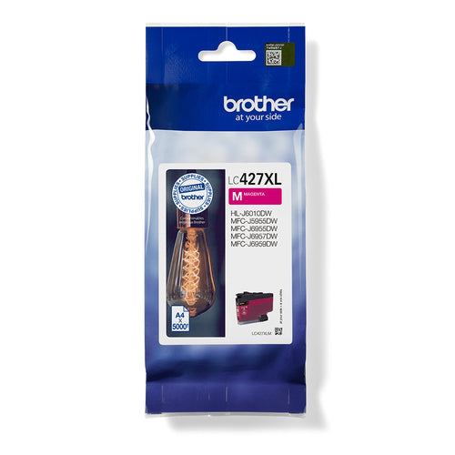 Brother LC-427XLM ink cartridge 1 pc(s) Original High (XL) Yield Magenta Brother LC-427XLM ink cartridge 1 pc(s) Original High (XL) Yield Magenta